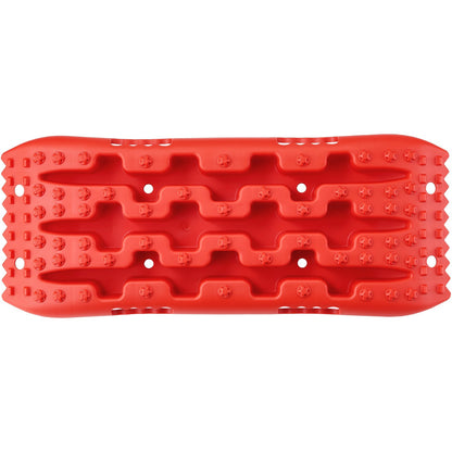 2PCS Traktion Boards mit PP für Schlamm Schnee Sand Lagerung Tasche Kurze Rot