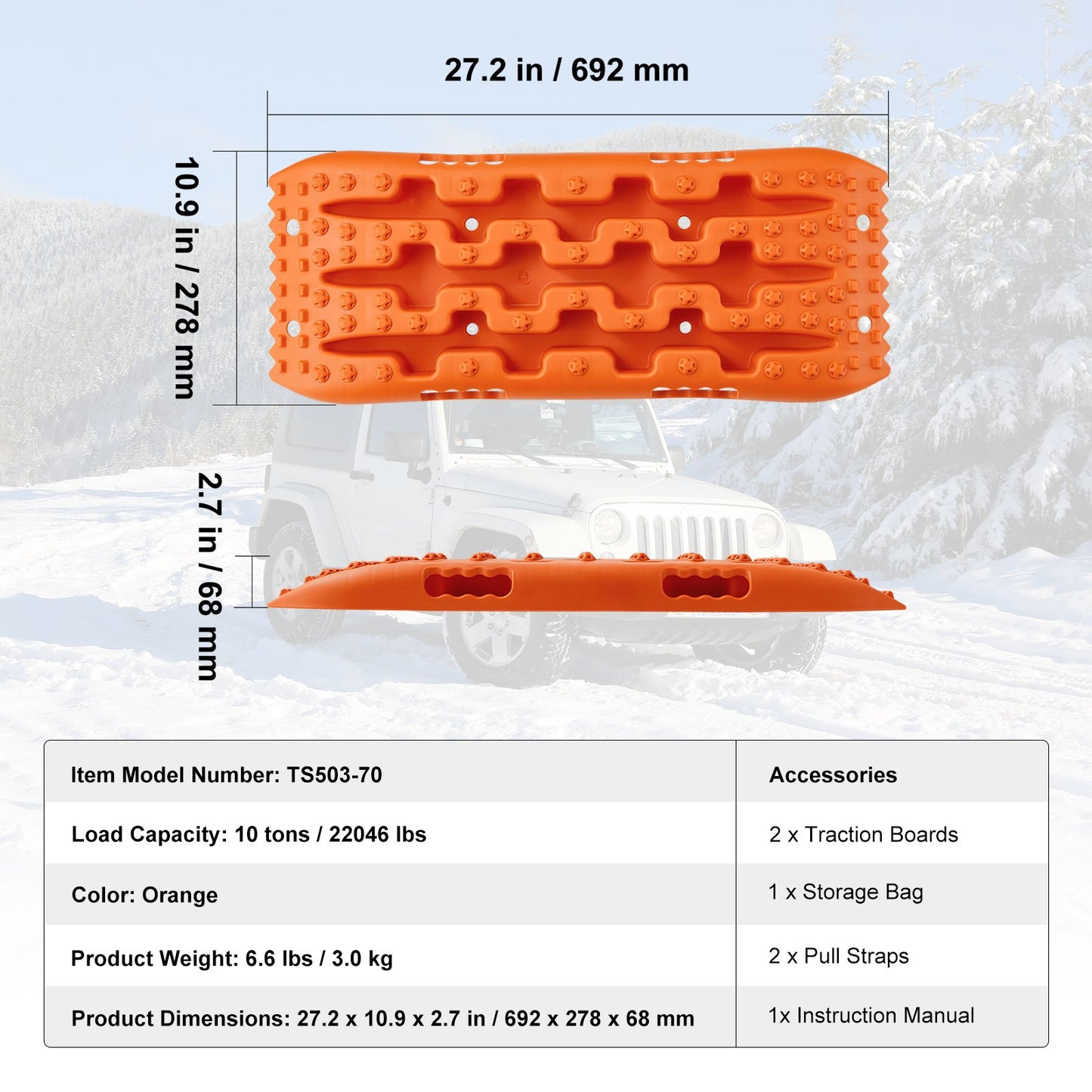 2PCS Kordelzug Boards mit PP für Schlamm Schnee Sand Lagerung Tasche Kurze Orange