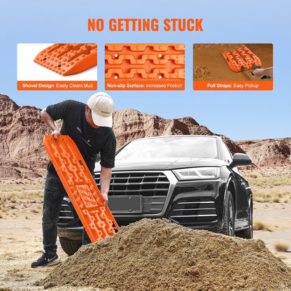 2PCS Kordelzug Boards mit PP für Schlamm Schnee Sand Lagerung Tasche Lange Orange