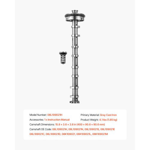 Camshaft and timing valve kit Audi &amp; Volkswagen 1.8T/2.0T EA888 over 150KW