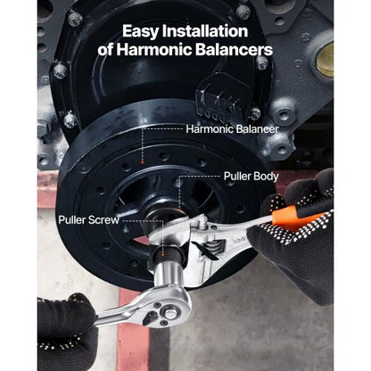Harmonisk Balanseringsverktygssats för Avdragare Svänghjul Vevaxel
