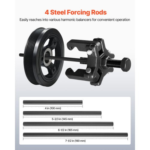 Harmonisk Balanseringsavdragarsats Justerbar 3-käksavdragare för de flesta senare modeller
