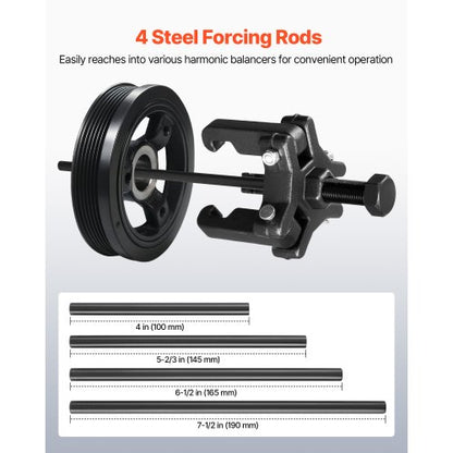Harmonisk Balanseringsavdragarsats Justerbar 3-käksavdragare för de flesta senare modeller