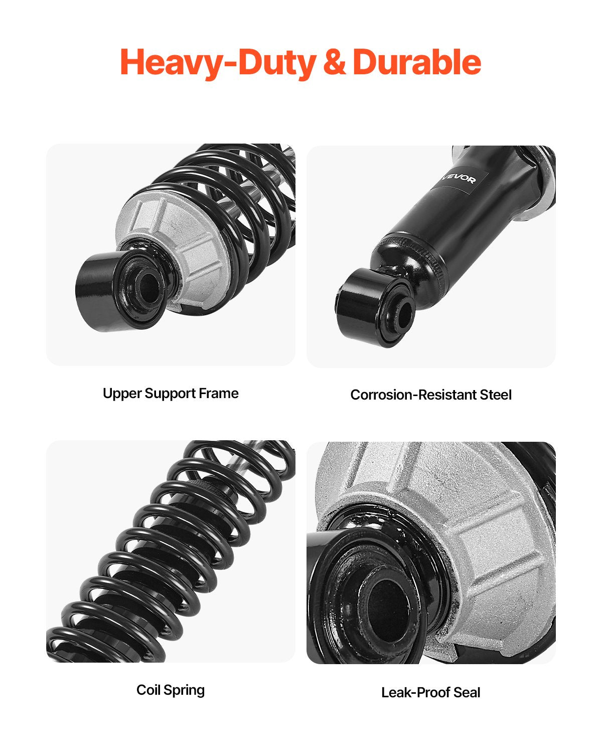 Rear Shock Absorber Strut Assembly, 2Pcs Shock and Strut Assembly with Coil Spring, Fit 2000-2006 Chevrolet Suburban 1500, 2000-2006 Chevrolet Tahoe, 2000-2006 GMC Yukon, Replace for OE 58639