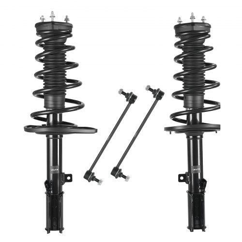 Rear Shock Absorber Strut Assembly, 2Pcs Shock and Strut Assembly with Stabilizer Bar & Coil Spring, Compatible with 2007-2011 Toyota Camry and 2008-2012 Toyota Avalon Models, OE 172401