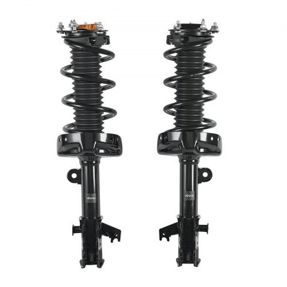 Front Shock Absorber Strut Assembly, 2Pcs Shock and Strut Assembly with Coil Spring, Compatible with 2007-2014 Honda CR-V, Automotive Replacement Struts, OE 272491/272492