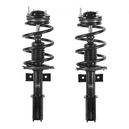 Front Shock Absorber Strut Assembly, 2Pcs Shock and Strut Assembly with Coil Spring, Fit 2007-2012 GMC Acadia, 2008-2012 Buick Enclave, 2009-2012 Chevrolet Traverse, Replace OE 11680 / 172518