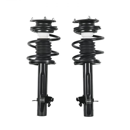 Front Shock Absorber Strut Assembly, 2Pcs Shock and Strut Assembly with Coil Spring, Compatible with 2002-2006 Mini Cooper Convertible, Automotive Replacement Struts for OE 172265 / 172266