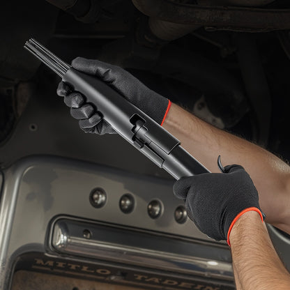 Air Needle Scaler, 3400BPM Pneumatic Scaler for Rust Paint Removal - with 3-Speed Adjustment, 19 Hardened Needles & 3 Air Nozzle Connectors - Lightweight, Compact & Ergonomic Grip