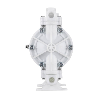 Air Operated Double Diaphragm Pump, 4.4 GPM, 1-1/2 inch Inlet & Outlet Pneumatic Waste Oil Transfer Pump, Max 100 PSI, Polypropylene Body, Air-Operated for Diesel, Grease, Kerosene, Gasoline