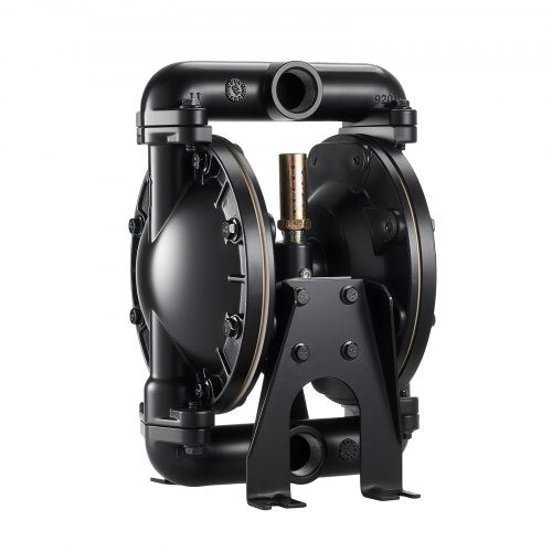 Air Operated Double Diaphragm Pump, 35 GPM, 1 inch Inlet & Outlet Pneumatic Waste Oil Transfer Pump, Max 114 PSI, Aluminum Alloy Body, Air-Operated for Diesel, Grease, Kerosene, Gasoline & Oil