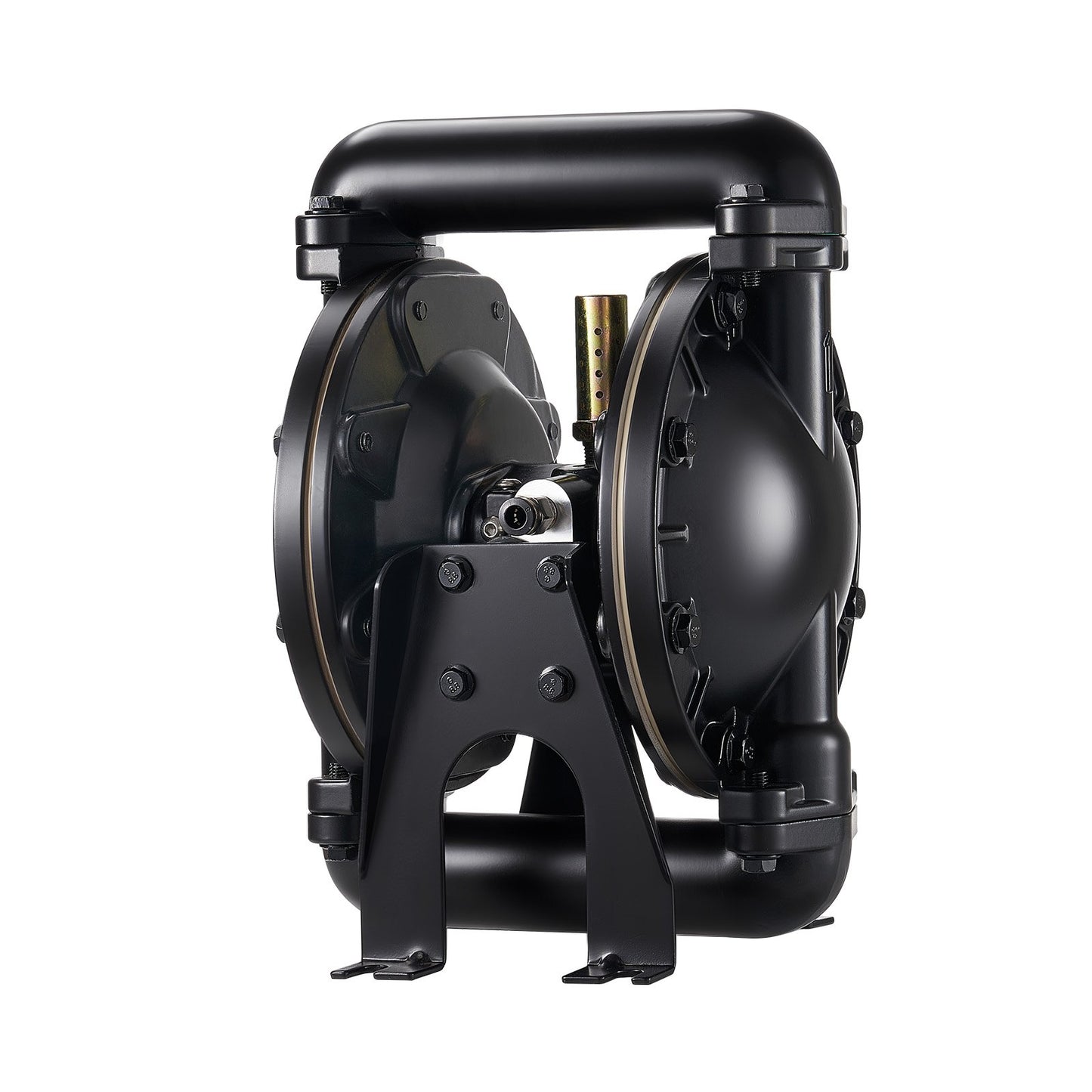 Air Operated Double Diaphragm Pump, 35 GPM, 1 inch Inlet & Outlet Pneumatic Waste Oil Transfer Pump, Max 114 PSI, Aluminum Alloy Body, Air-Operated for Diesel, Grease, Kerosene, Gasoline & Oil