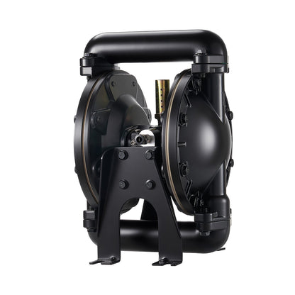 Air Operated Double Diaphragm Pump, 35 GPM, 1 inch Inlet & Outlet Pneumatic Waste Oil Transfer Pump, Max 114 PSI, Aluminum Alloy Body, Air-Operated for Diesel, Grease, Kerosene, Gasoline & Oil