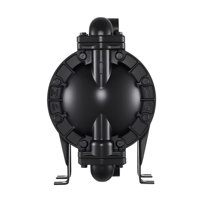 Air Operated Double Diaphragm Pump, 35 GPM, 1 inch Inlet & Outlet Pneumatic Waste Oil Transfer Pump, Max 114 PSI, Aluminum Alloy Body, Air-Operated for Diesel, Grease, Kerosene, Gasoline & Oil