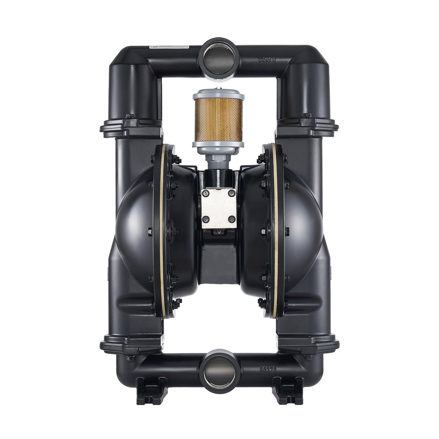 Air Operated Double Diaphragm Pump, 158 GPM, 2 inch Inlet & Outlet Pneumatic Waste Oil Transfer Pump, Max 114 PSI, Aluminum Alloy Body, Air-Operated for Diesel, Grease, Kerosene, Gasoline & Oil