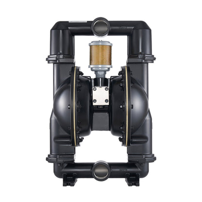 Air Operated Double Diaphragm Pump, 158 GPM, 2 inch Inlet & Outlet Pneumatic Waste Oil Transfer Pump, Max 114 PSI, Aluminum Alloy Body, Air-Operated for Diesel, Grease, Kerosene, Gasoline & Oil