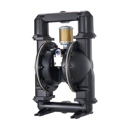 Air Operated Double Diaphragm Pump, 158 GPM, 2 inch Inlet & Outlet Pneumatic Waste Oil Transfer Pump, Max 114 PSI, Aluminum Alloy Body, Air-Operated for Diesel, Grease, Kerosene, Gasoline & Oil