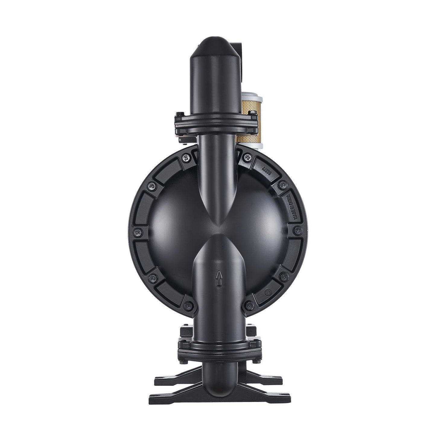 Air Operated Double Diaphragm Pump, 158 GPM, 2 inch Inlet & Outlet Pneumatic Waste Oil Transfer Pump, Max 114 PSI, Aluminum Alloy Body, Air-Operated for Diesel, Grease, Kerosene, Gasoline & Oil