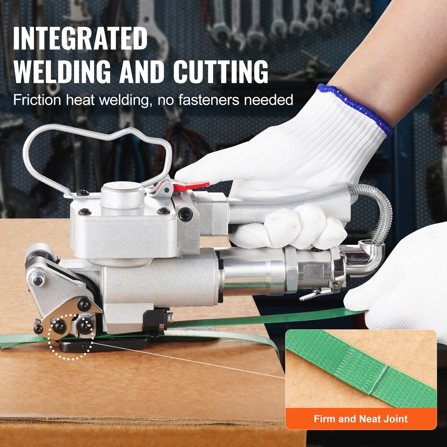 Pneumatisk bandningsverktyg Handhållen bandningsmaskin för 1/2"-3/4" PP/PET