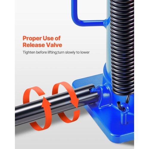 Lufthydraulischer Flaschenwagenheber, 20 Tonnen (44092 lb), Autoreparatur, Blau | EU