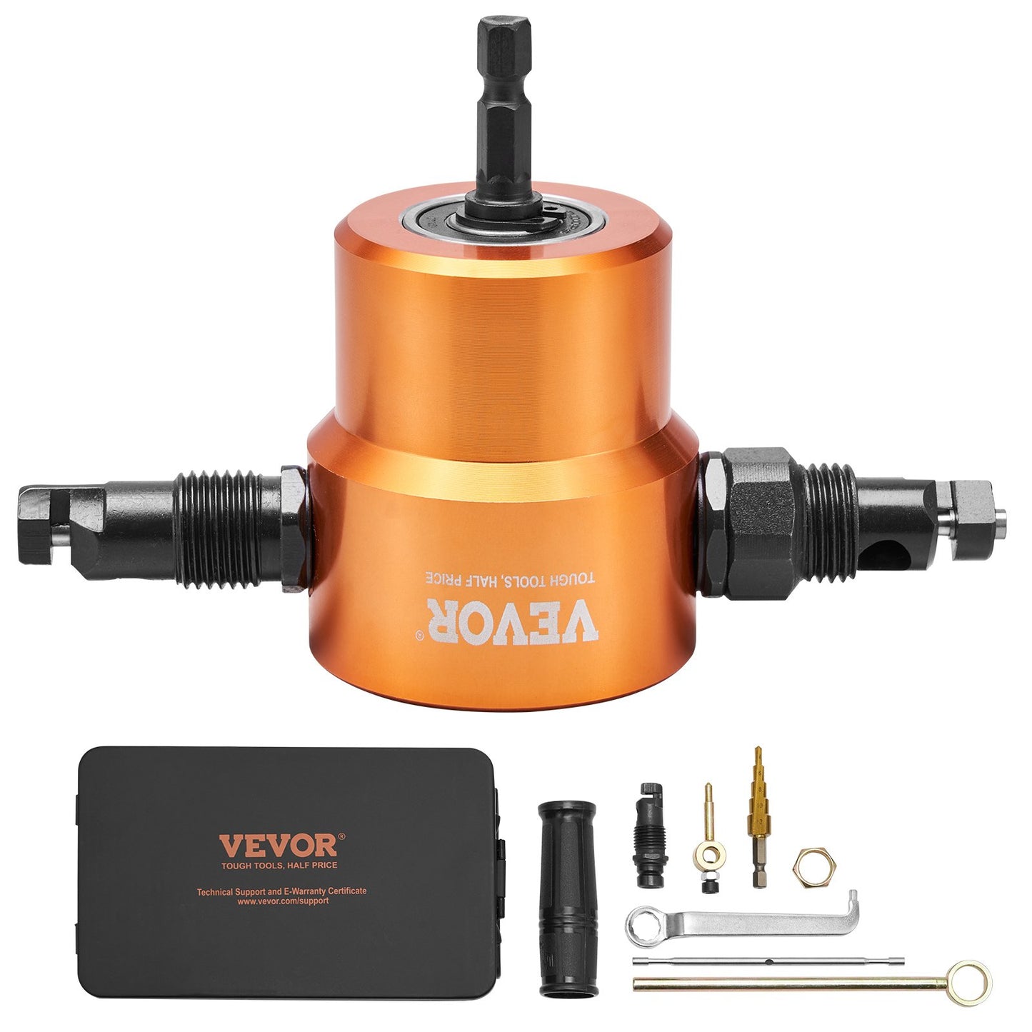 Dubbelt Head Sheet Nibbler Metal Cutter Power Drill Attachment Skärverktyg