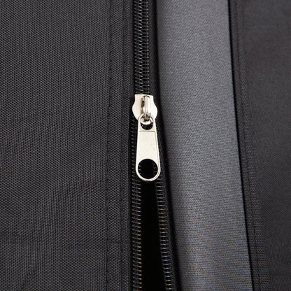 Golfwagen-Abdeckung für 4 Passagiere, 600D Polyester, vollständige Abdeckung, universell passend für die meisten Marken von Clubwagen-Abdeckungen, wasserdicht, sonnen- und staubdicht, für den Außenbereich, mit drei Reißverschlüssen, schwarz