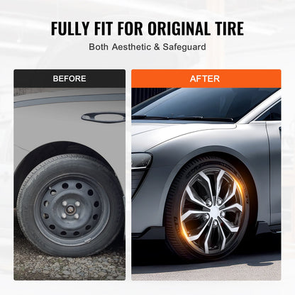 15" Felgenschutz Radkappen 4er Set robuste Radkappen für jedes Wetter