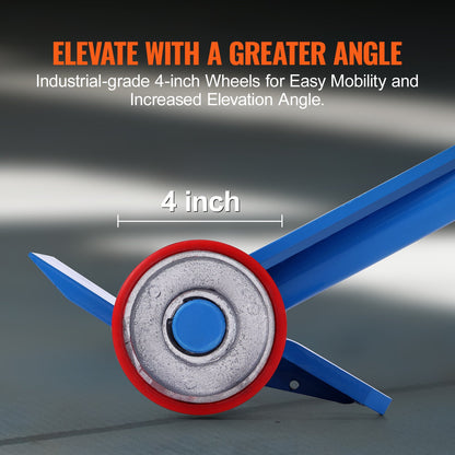 Palettenzerkleinerer, 60-Zoll-Griff, 8818 lbs Tragkraft, Q235 Kohlenstoffstahl, Hochleistungs-Deckzerstörer, Abbruchwerkzeug für Holzpaletten, Brecher, Brecheisenabzieher für effektives und einfaches Entfernen von Brettern