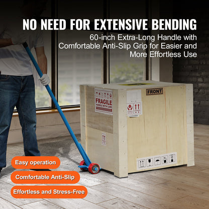 Palettenzerkleinerer, 60-Zoll-Griff, 8818 lbs Tragkraft, Q235 Kohlenstoffstahl, Hochleistungs-Deckzerstörer, Abbruchwerkzeug für Holzpaletten, Brecher, Brecheisenabzieher für effektives und einfaches Entfernen von Brettern