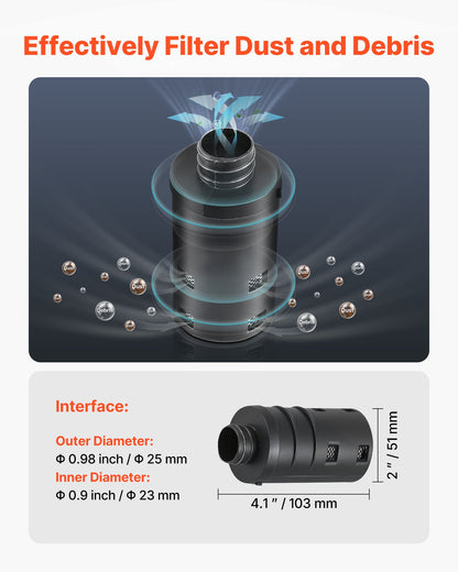 Diesel Heater Intake Pipe Kit, 0.98 inch Car Air Parking Heater Ducting Pipe Hose Tube, Stretchable & Bendable Car Air Intake Filter Silencer Hose Pipes Kit for 2KW 5KW 8KW Diesel Heaters