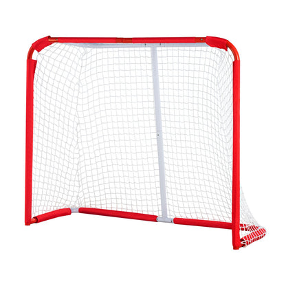 Jugend-Streethockey-Netz, Indoor- und Outdoor-Stahl-Hockey-Tor für Kinder, 137,2 x 111,8 cm