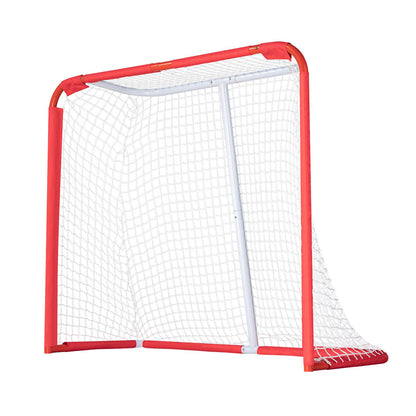 Jugend-Streethockey-Netz, Indoor- und Outdoor-Stahl-Hockey-Tor für Kinder, 137,2 x 111,8 cm