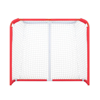 Jugend-Streethockey-Netz, Indoor- und Outdoor-Stahl-Hockey-Tor für Kinder, 137,2 x 111,8 cm