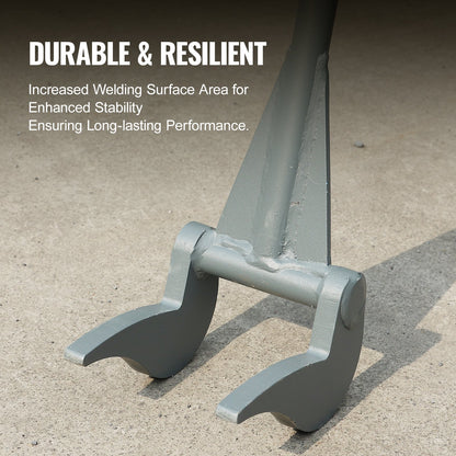 Pall Buster, 50-tums handtag, 2000 lbs Viktkapacitet, Q235 kolstål, Heavy Duty Deck Wrecker Demolering Träpall Verktygsbrytare Pry Bar Avdragare för effektiv och enkel borttagning av brädor