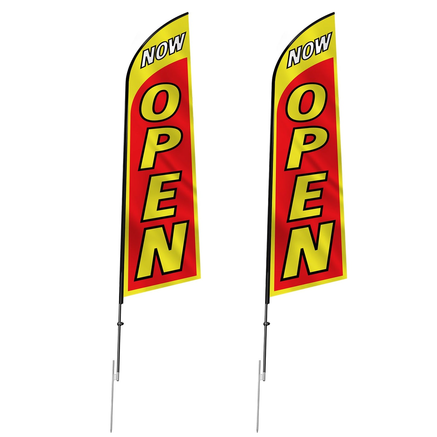 Open Flags for Business Werbefahnen und Masten für den Außenbereich 16,3 FT