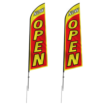 Open Flags for Business Werbefahnen und Masten für den Außenbereich 16,3 FT