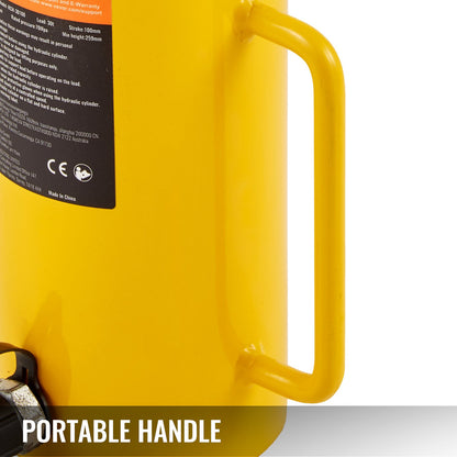 Hollow Plunger 30Ton 4"Stoke/ 100mm Hydraulic Cylinder Jack Single Acting