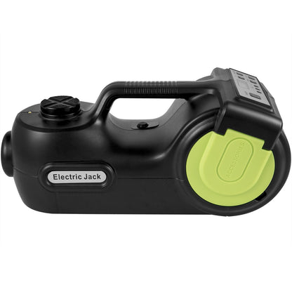 Elektrischer Wagenheber, 5 Tonnen, hydraulisch, elektrischer Wagenheber mit elektrischem Schlagschrauber, LED-Licht, hydraulischer Wagenheber, Autoreparaturwerkzeug, 155–530 mm Hubbereich für die Reparatur von SUVs, MPVs und Limousinen