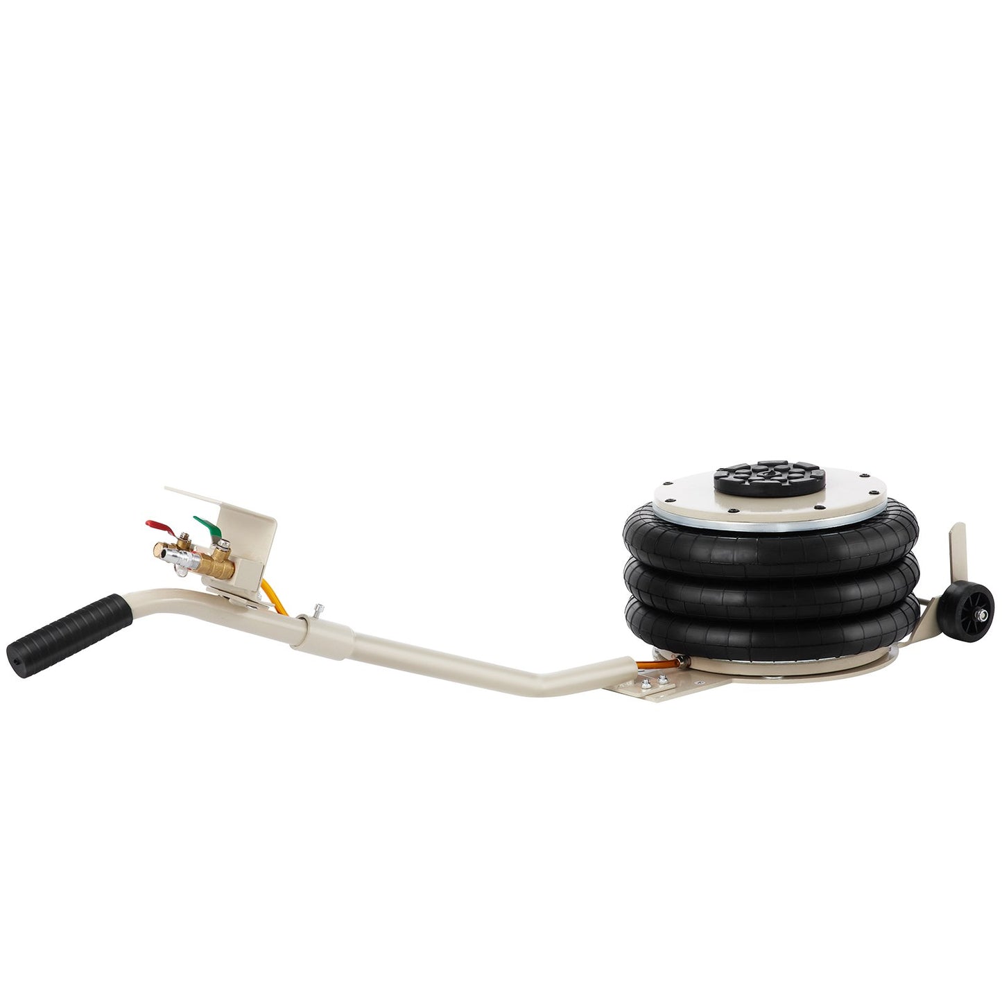 5 Ton/11023 lbs pneumatisk jack trippelväska Air Jack lyfthöjd 6,5-16 tum uppblåsbar bil jack lyftare pneumatisk luftjack 11023LBS Kapacitet Extremt snabb lyftning