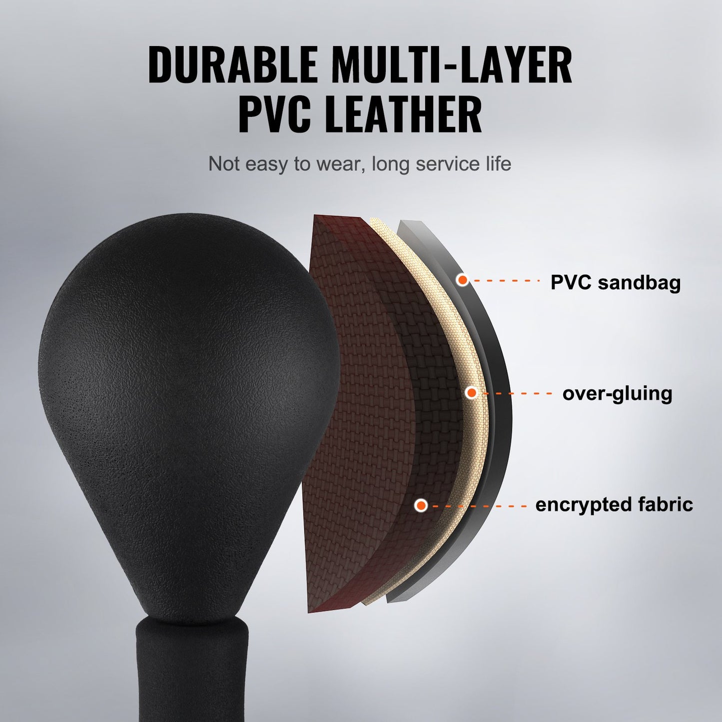 Punching Bag, Reflex Boxing Bag for Teenagers and Adults, Height Adjustable Free Standing Strike Bag Set with Boxing Gloves and Stand, Speed Bag for Training, Boxing Equipment, Stress Relief and Fitness