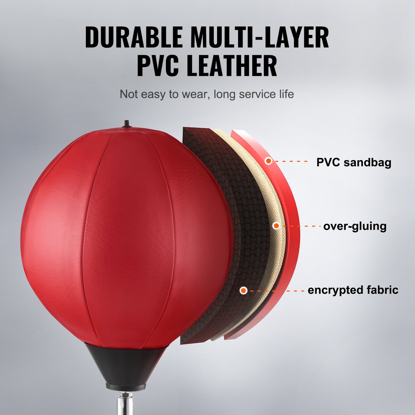 Punching Bag, Reflex Boxing Bag for Kids and Adults, Height Adjustable Free Standing Strike Bag Set with Boxing Gloves and Stand, Workout Speed Bag for Home Gym Training, Stress Relief and Fitness