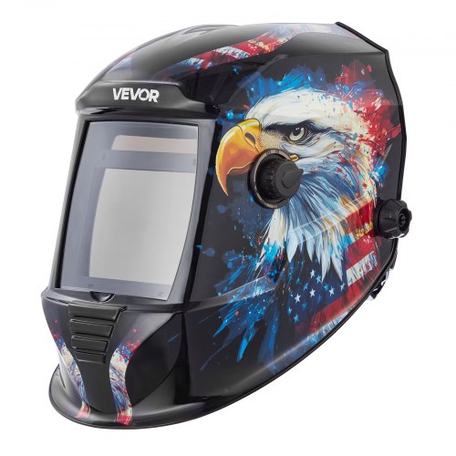 Welding Helmet Auto Darkening, 3.94" x 3.15" True Color Welding Hood, 1/1/1/1 Solar-Powered Welder Mask 4 Arc Sensors, Wide Shade 4/5-9/9-13 for TIG MIG ARC Weld Grinding Cutting - METIS Series