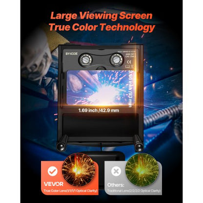 svetshjälm automatisk nedbländning, 93 x 43 mm svetshuva i äkta färg, soldriven svetsmask med 2 ljusbågssensorer, skugga 4/9-13 för TIG MIG ARC-svetsning och slipning - CRIUS-serien (gult flammönster) |  EU