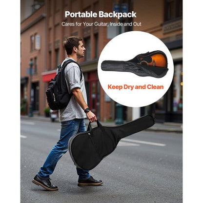 41-Zoll-Cutway-Akustikgitarre, Anfänger-Set, Gigbag für Erwachsene, Sunburst