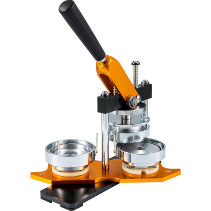 Button Maker Machine, 75mm (3 inch) Badge Punch Press Kit, Kids DIY Gifts Pin Maker, Button Making Accessories with 100pcs Button Parts &amp; Circle Cutter &amp; Magic Book