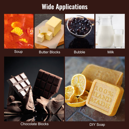 Chocolate Tempering Machine Chocolate Melting Pot 9 Pounds 2 Tanks