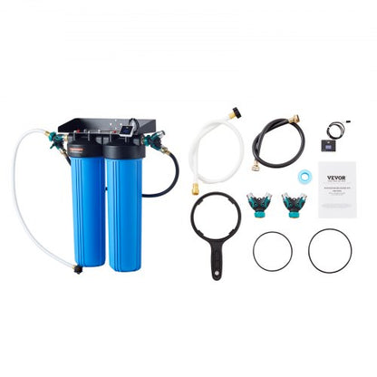 Deionized Water System for Car Wash, Premium Water Deionizer For Car Washing with Integrated TDS Meter, Spotless Water Spot Remover Filter with Dual Outlet Mode, Fit for Cars/RVs/Motorcycles