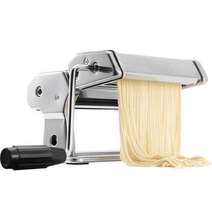 Pasta Maker Machine, 9 Adjustable Thickness Settings Noodle Maker, Stainless Steel Noodle Rollers and Cutter, Manual Hand Press, Pasta Making Kitchen Tool Kit, Perfect for Spaghetti Lasagna