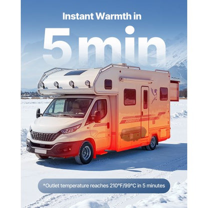 Dieselheizung Tragbarer Diesel-Lufterhitzer 8KW DC 12V/24V 10 L großer Tank | EU