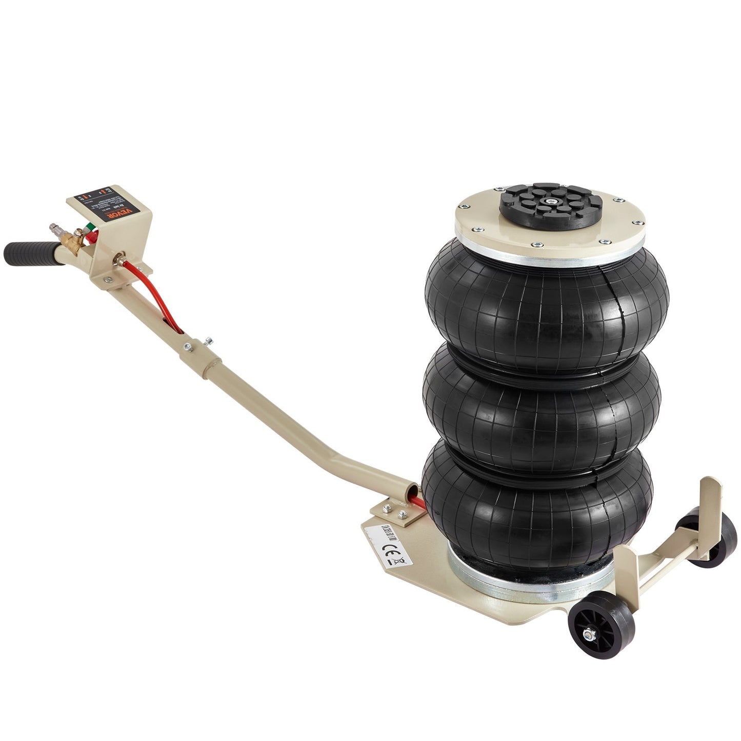 Triple Bag Air Jack 3 Ton/6600 lbs pneumatiskt uttag för bil-SUV-lyft